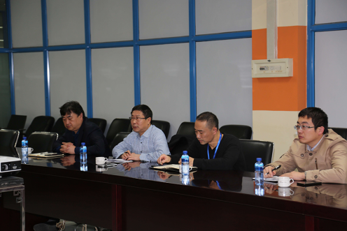 万名干手下基层乌兰察布市国企一队到K8凯发软件公司调研座谈
